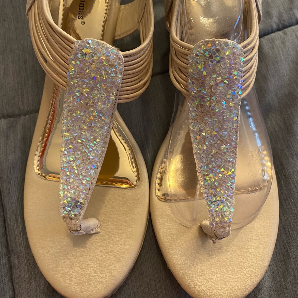 Pierre Dumas Sandals Nude Sandals BNIB